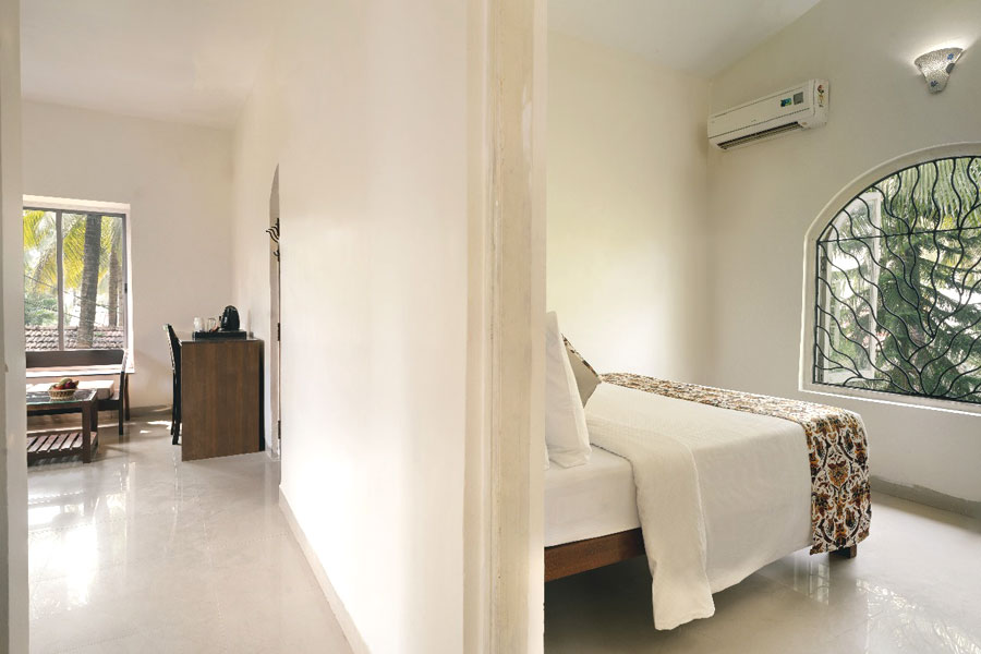 beach huts in north goa